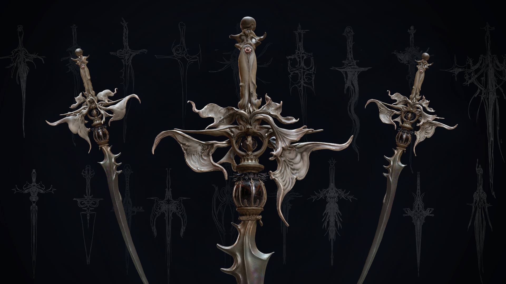 Fantasy Weapon Design background