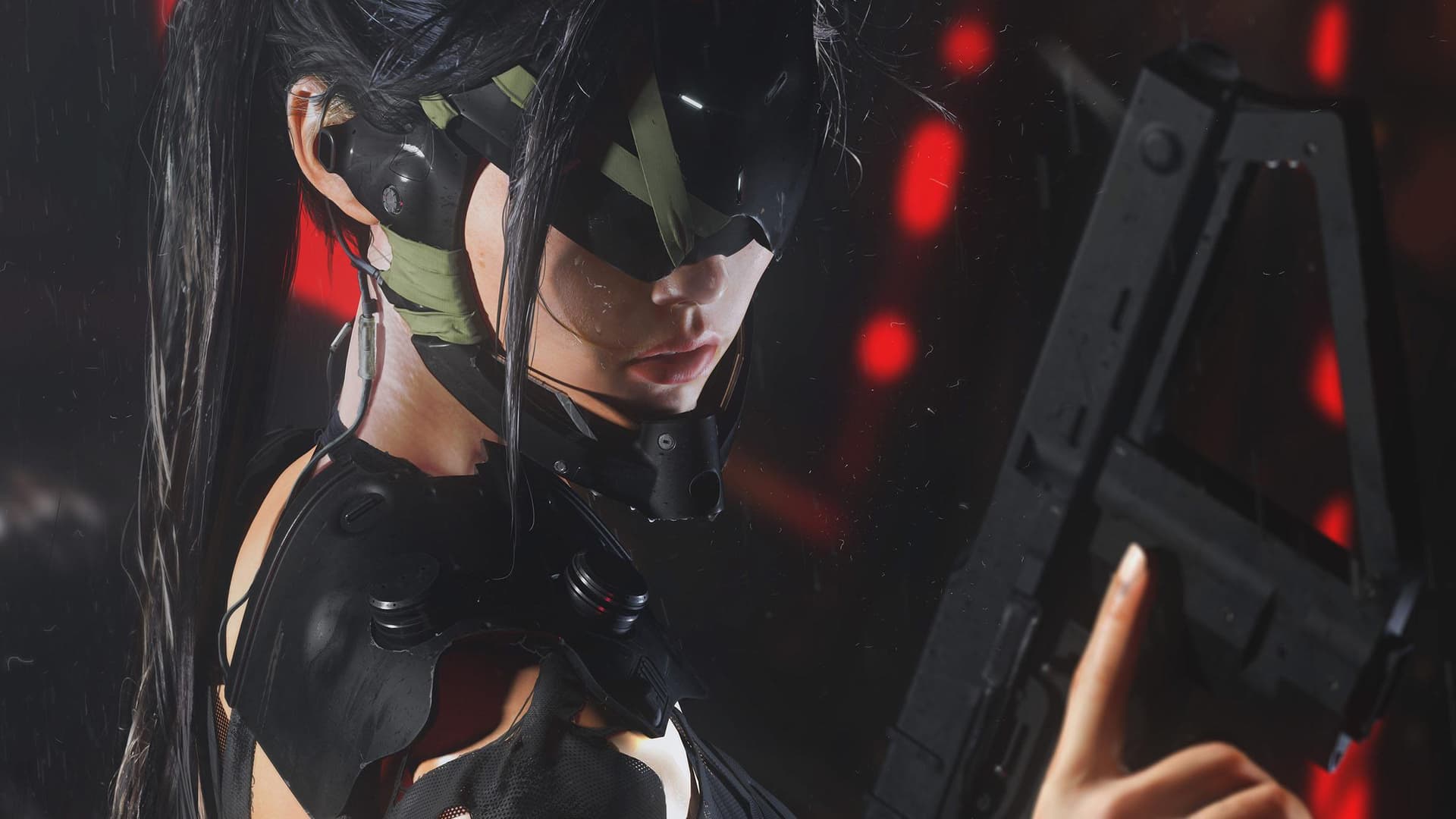 Futuristic Character Design background