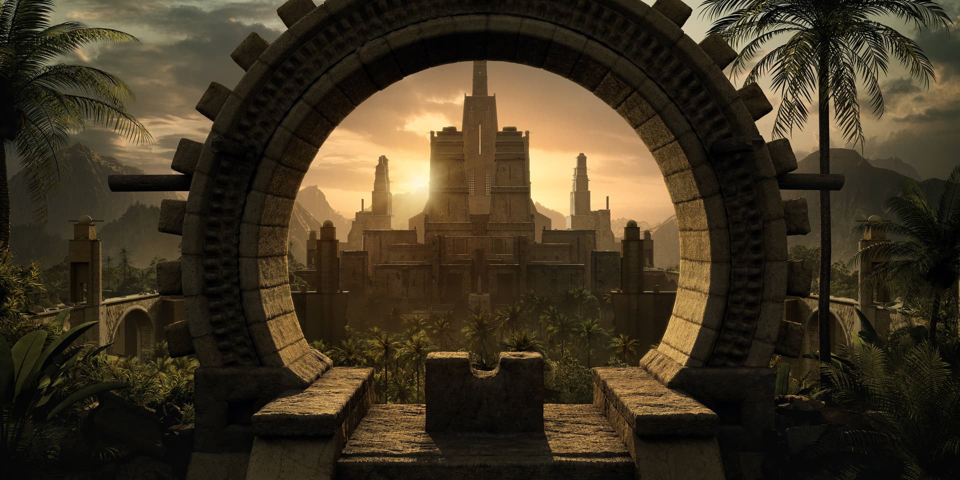 Advanced Matte Painting background