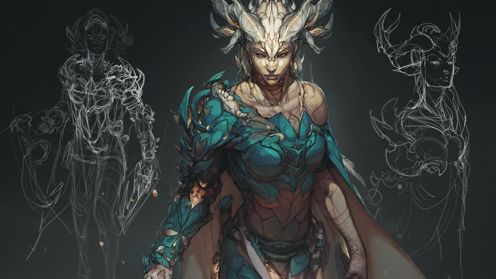 Character Illustration background